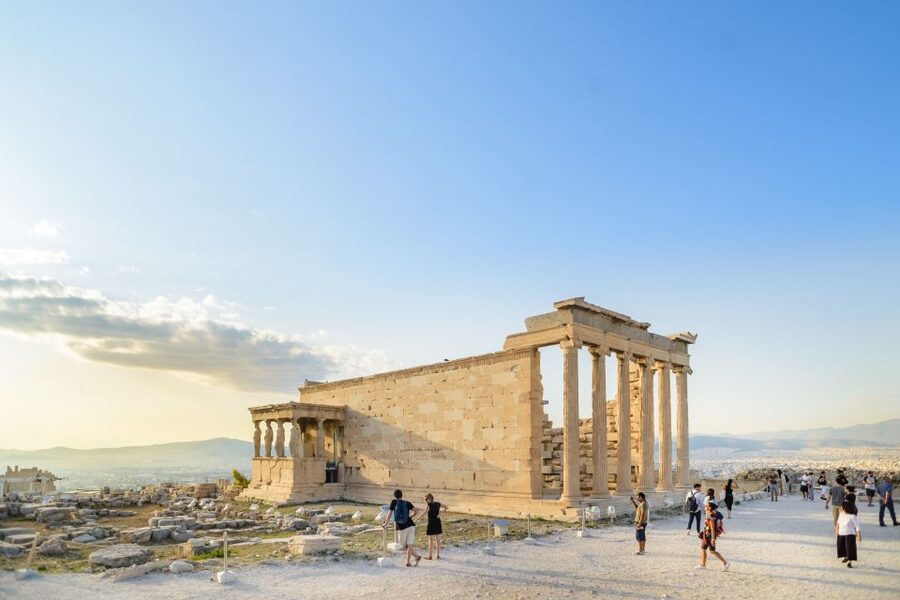 Acropolis: Acropolis and Parthenon Guided Walking Tour - Reaching the Parthenon and the summit