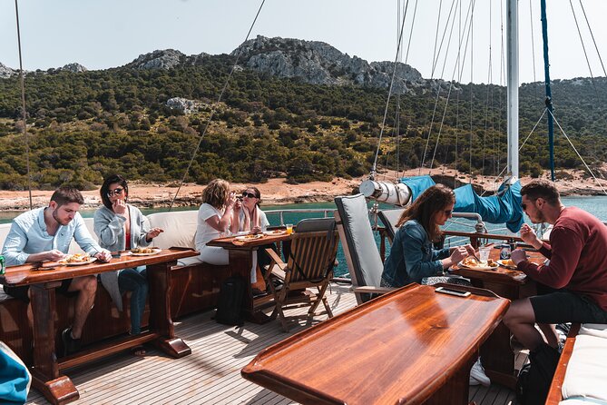 All Day Cruise -3 Islands to Agistri,Moni, Aegina with lunch and drinks included - Greek buffet lunch, with drinks included