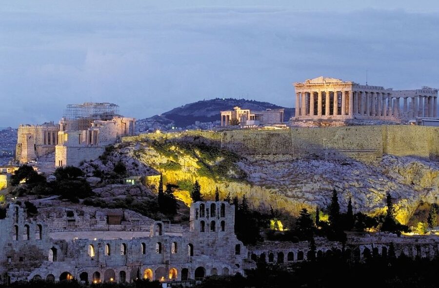 Athens: Acropolis & Acropolis Museum Guided Tour w/ Tickets - The coach ride through central Athens