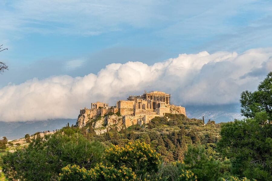 Athens: Acropolis and Mythology Highlights Small Group Tour - Climbing to the Acropolis