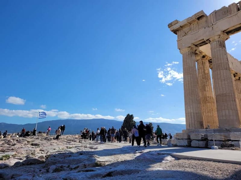 Athens: Acropolis and Parthenon Guided Walking Tour - The Odeon and the climb to the gateway