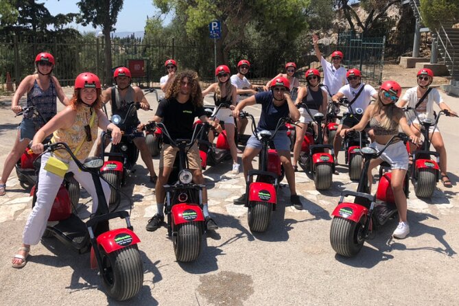 Athens Acropolis Official E-Scooter Guided Tour Fat E-Bike - Riding safely through central Athens