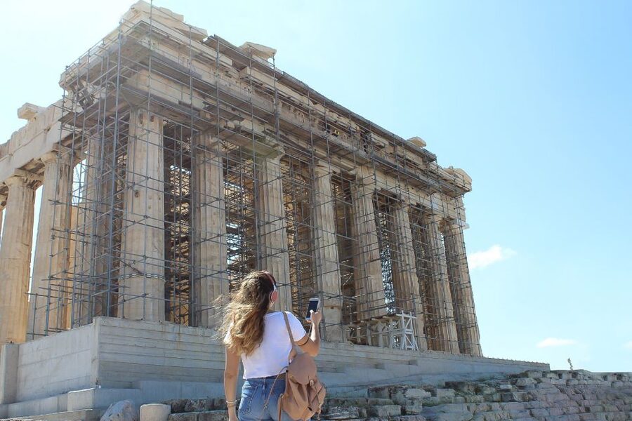 Athens: Acropolis Ticket with Multilingual Audio Guide - Entering the Acropolis from Dionysiou Areopagitou