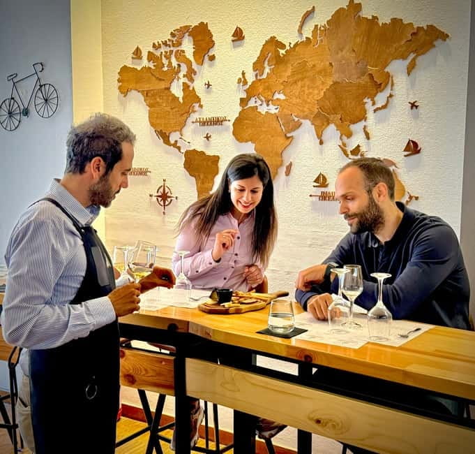 Athens: Acropolis Wine Tasting with Cheese and Olives - Attica vineyards from a tasting room