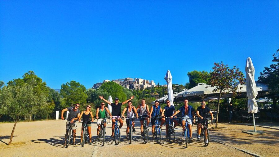 Athens: Bike Tour with Acropolis & Parthenon Visit - The Acropolis on foot
