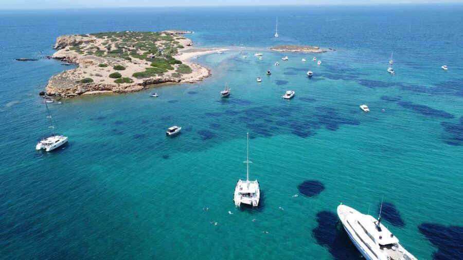 Athens: Catamaran Cruise with Fresh Lunch and Wine - From Alimos Marina to the Athens Riviera