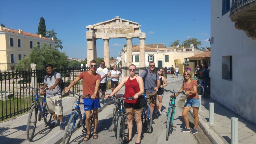 Athens: City Highlights Bike tour - Finishing beneath the Acropolis