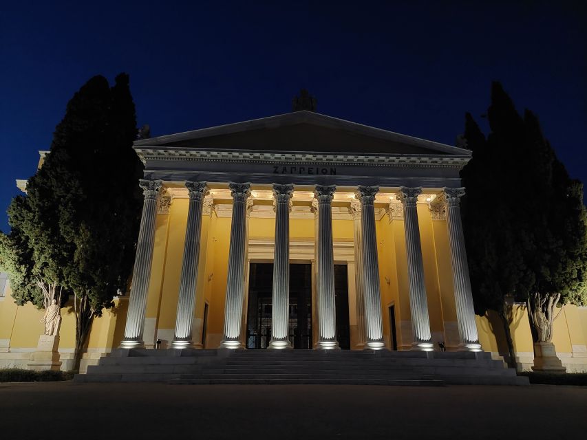 Athens: City Highlights Nighttime Walking Tour in Spanish - The Metropolitan Cathedral and Little Mitropolis