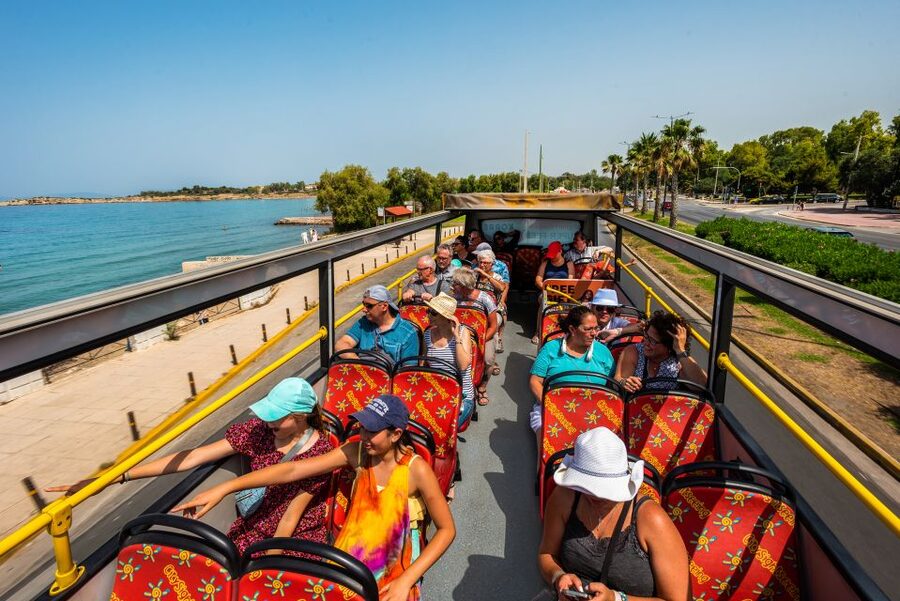 Athens: City Sightseeing Hop-On Hop-Off Bus Tour - Piraeus: port terminals, theatre and harbour