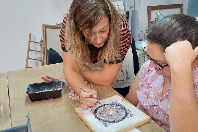 Athens: Create Your Own Mosaic 3h Private Art Class - The mosaic needs time to set