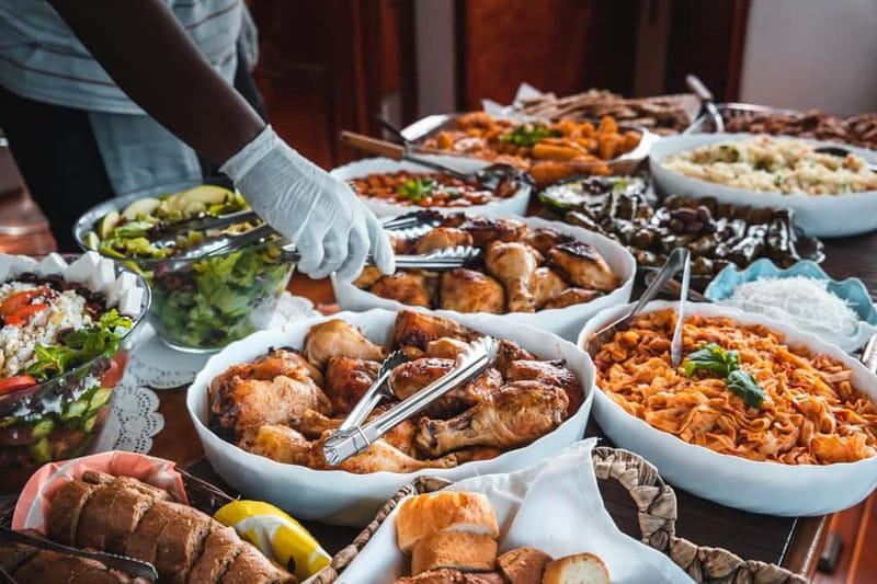 Athens: Cruise to Agistri, Moni & Aegina with Lunch & Drinks - A Greek buffet lunch, served while you’re at sea