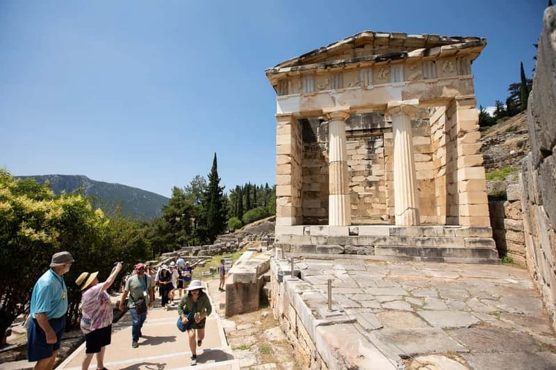 Athens: Delphi Day Tour with Museum & Arachova Village Visit - Walking Delphi’s sanctuary