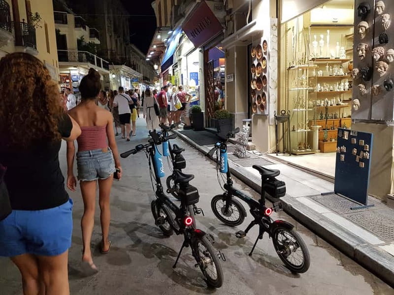 Athens: Discover the City Electric Bike Night Tour - Starting in the city center