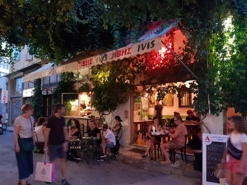 Athens: Discover the City Electric Bike Night Tour - Areopagus at night