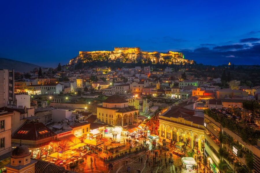 Athens: Evening Food Walking Tour - A three-hour route through central Athens