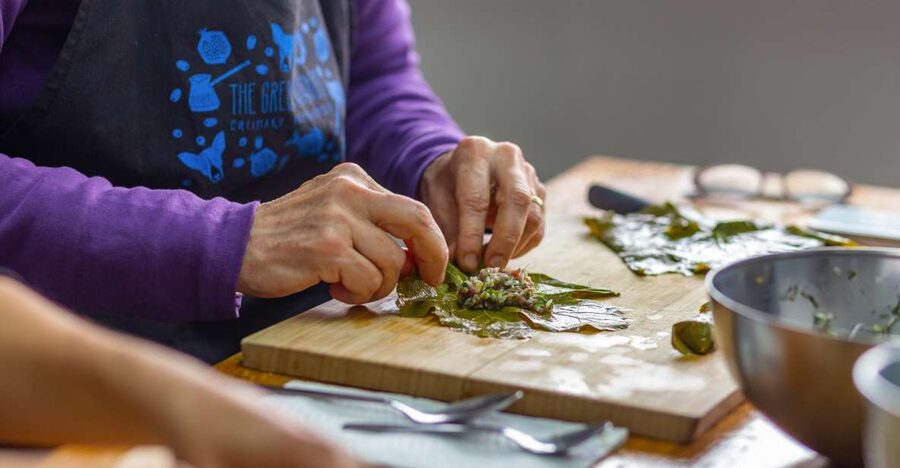 Athens: Food Market Visit and Cooking Class with Wine - A shared meal is part of the lesson