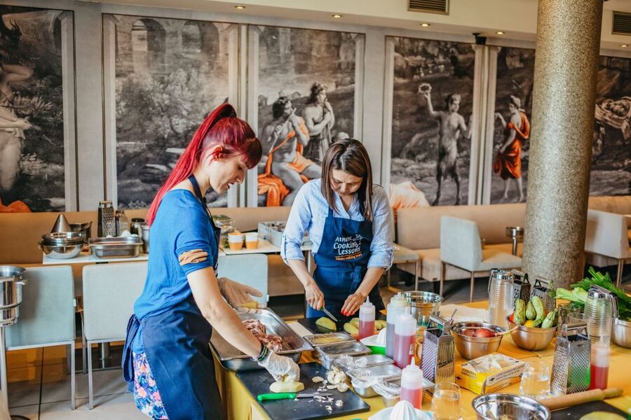 Athens: Greek Cuisine Cooking Class and 3-Course Dinner - At a glance