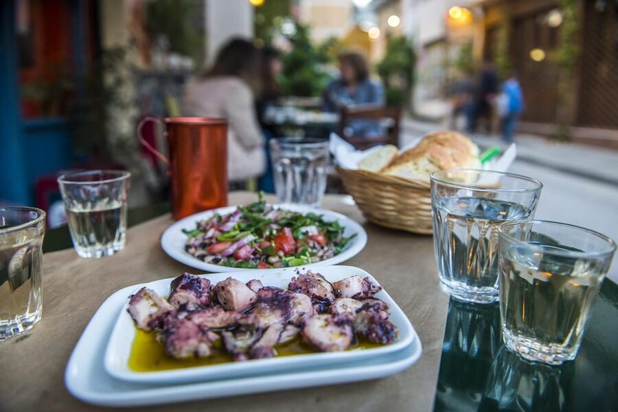 Athens: Greek Food Discovery Small Group Walking Tour - Specialty Shops Offer a Taste of Greek Pantry Staples