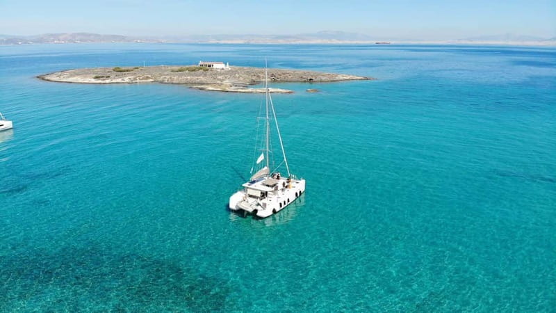Athens: Half-Day Morning Catamaran Cruise with Meal & Drinks - Vouliagmeni Bay: another chance to get in the water