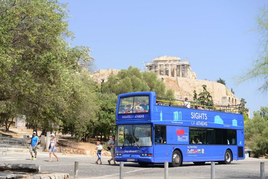 Athens: Hop-On Hop-Off Bus and Acropolis Museum Ticket - Start with the Athens route