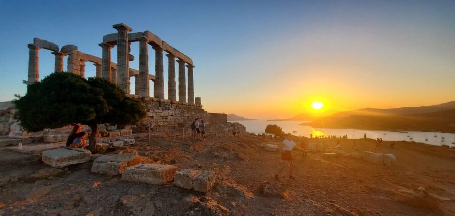 Athens: Hop-on-Hop-off Bus and Cape Sounion Sunset Tour - The Riviera ride is part of the outing