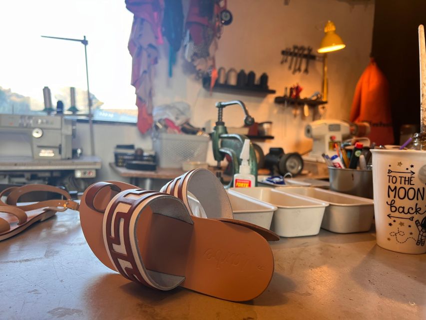Athens: Make your own Leather Sandals Workshop - Marianna and Dimitris make the workshop personal
