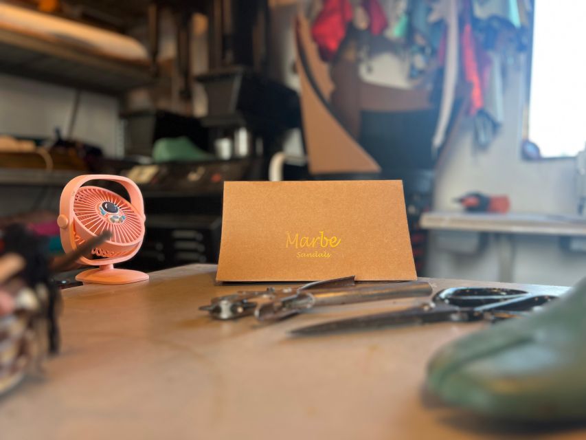 Athens: Make your own Leather Sandals Workshop - A quieter setting beyond central Athens
