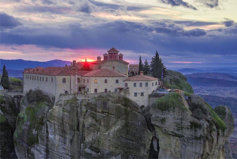 Athens: Meteora 2-Day Trip with Hotel, Sunset & Morning tour - The Athens departure and countryside ride