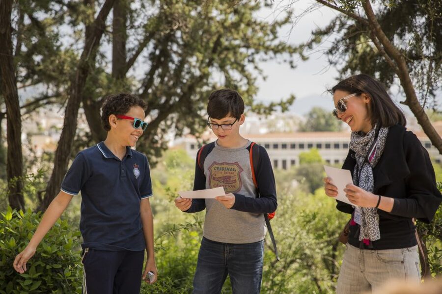 Athens: Mythology Tour for Families - At the Theater of Dionysus, where Greek drama began