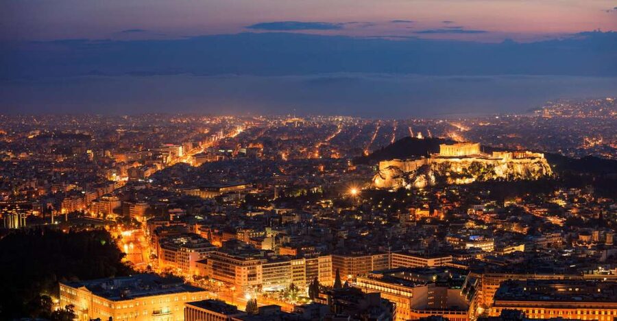 "Athens Night Experience - 4Hours" - Stadium, temple, and a parade-ground pause