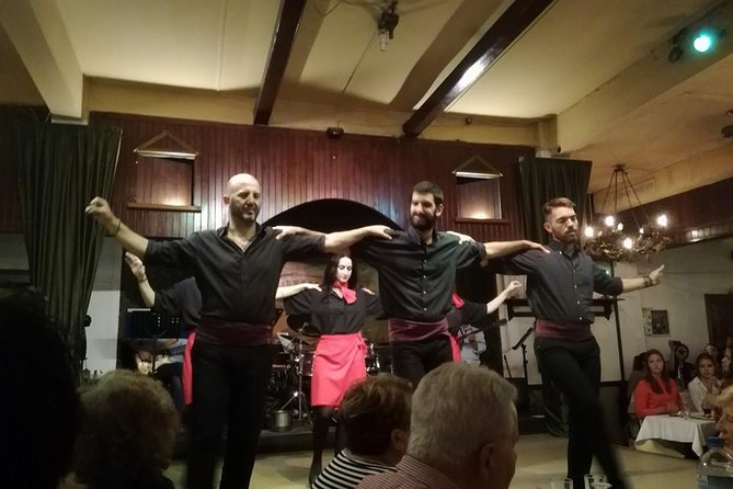 Athens Night Sightseeing Tour with Greek Dinner Show - Walking into Plaka for dinner