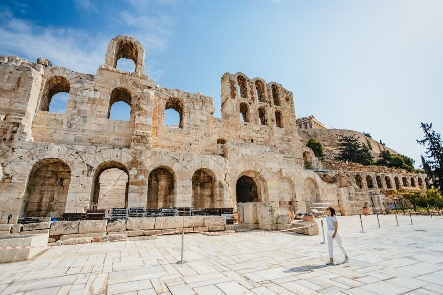 Athens: Parthenon, Acropolis and Museum Small Group Tour - Climbing the Acropolis hill