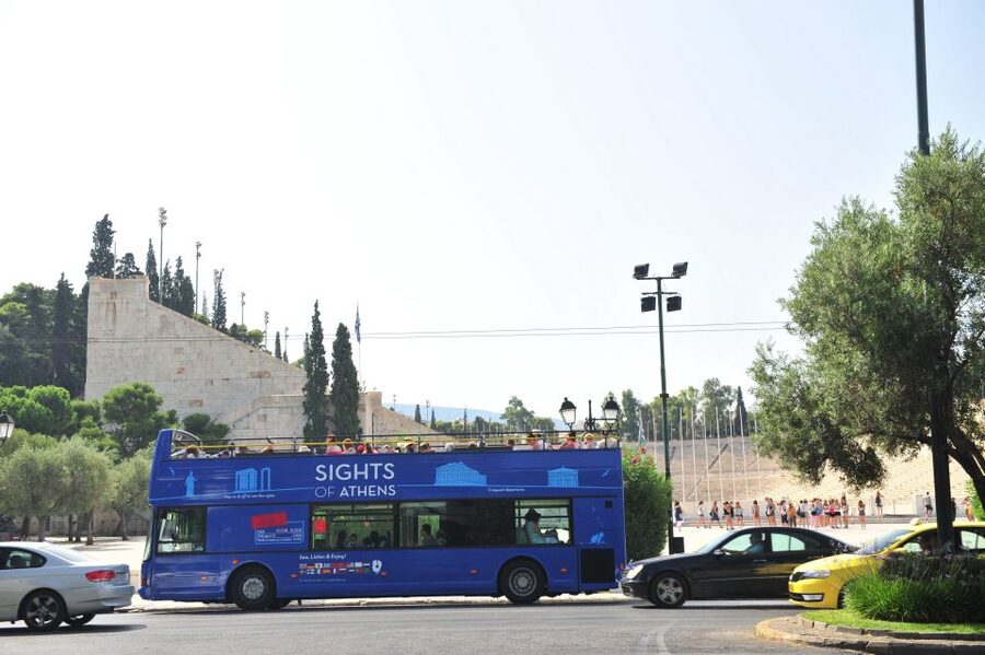 Athens, Piraeus, and Coastline: Blue Hop-On Hop-Off Bus - Starting in Piraeus, then heading inland