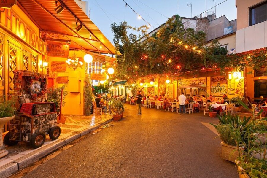 Athens: Premium Food and Wine Tasting Tour in the evening - A full Greek dinner, not just a few more bites