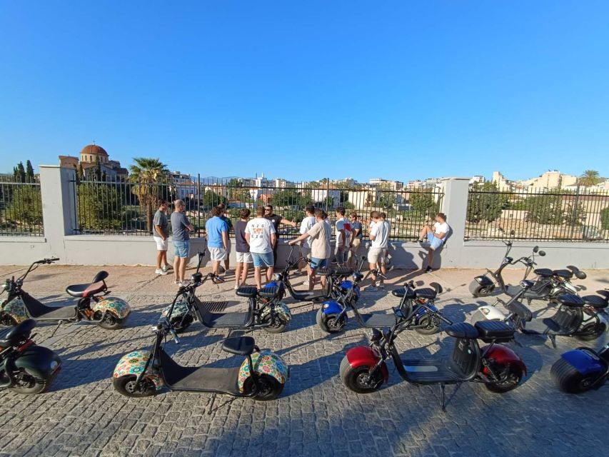 Athens: Premium Guided E-Scooter Tour in Acropolis Area - The Odeon and the route toward Thiseio
