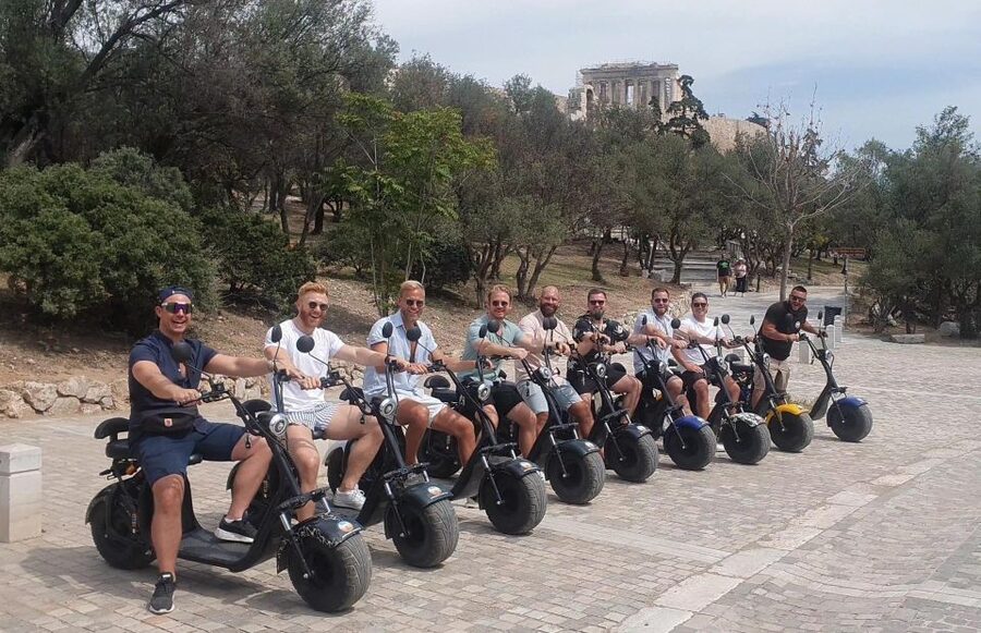 Athens: Premium Guided E-Scooter Tour in Acropolis Area - Kerameikos and the city’s older edges