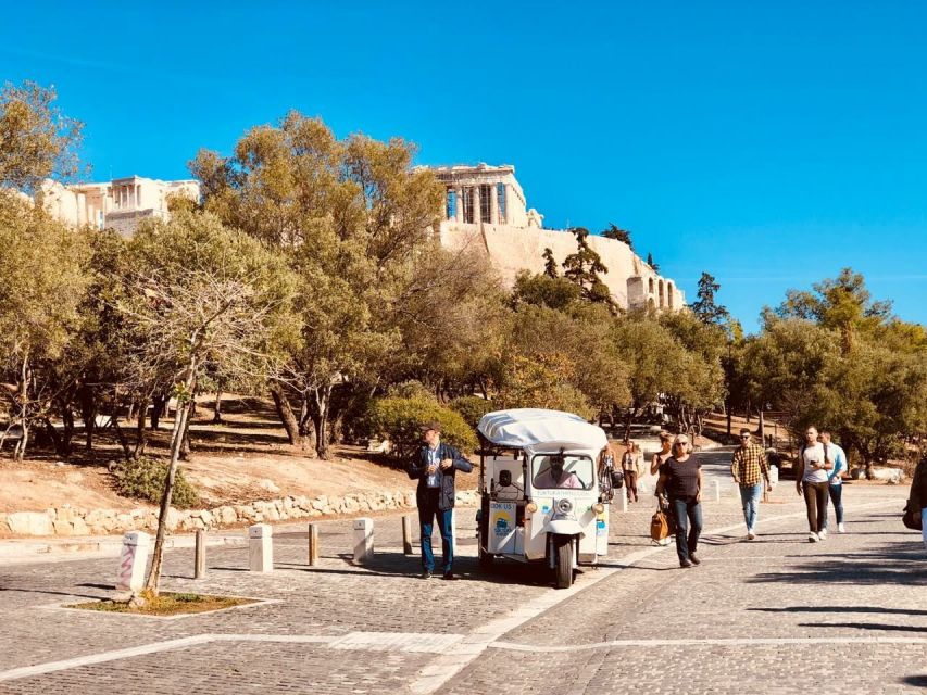 Athens: Private 3-Hour City Tour on Eco-Friendly Tuk Tuk - Climbing Lycabettus for the city-wide view