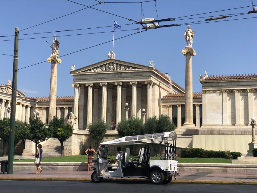 Athens: Private 3-Hour City Tour on Eco-Friendly Tuk Tuk - From Syntagma to Athens’ grand civic buildings