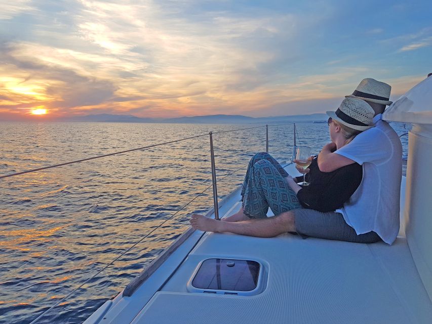 Athens: Riviera Catamaran Cruise with Meal and Drinks - Voula: the first chance to swim