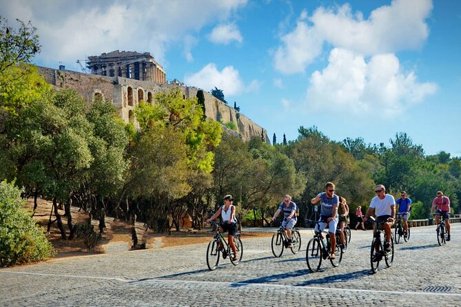 Athens Scenic Bike Tour with an Electric or a Regular Bike - The stadium, neoclassical Athens, and Hadrian’s Arch