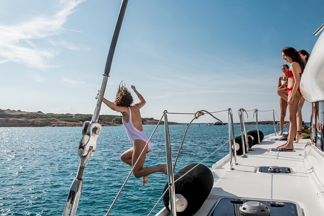 Athens Semi private Morning Catamaran cruise with meal & drinks - Megalo Kavouri: the first chance to swim