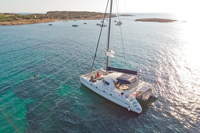Athens Semi Private Sunset Catamaran Cruise with meal & drinks - FAQ