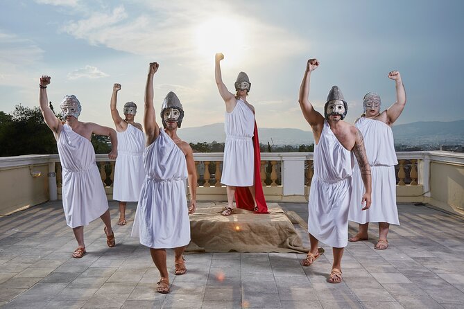 Athens Skip the Line: Open Air Ancient Greek Theatre Performance - One hour from modern Athens to ancient myth