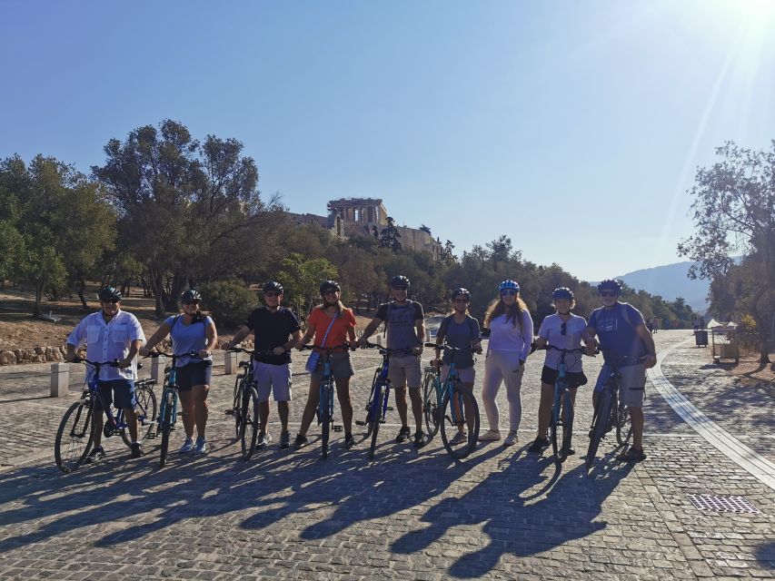 Athens: Sunset Bike Tour - Philopappou Hill and the view over Athens