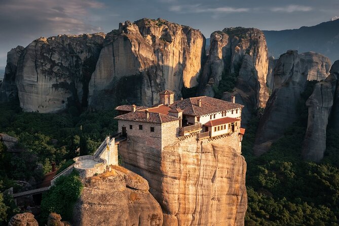 Athens to Meteora Panoramic Day Tour with transfer option - Meteora by minibus, with the monasteries in view