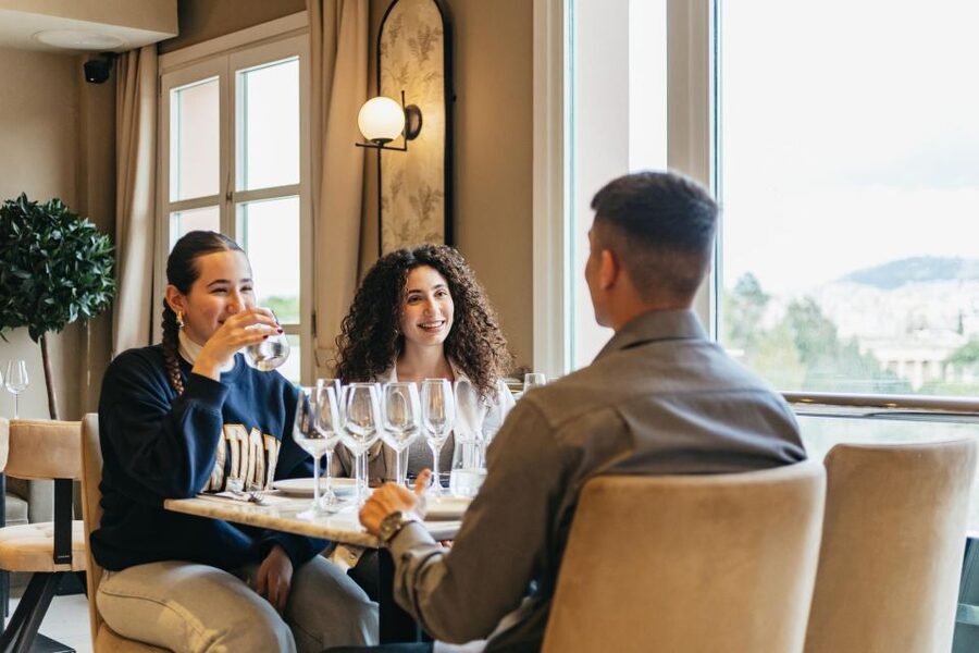 Athens: Wine Tasting with a Sommelier under the Acropolis - The view, the room, and the pace