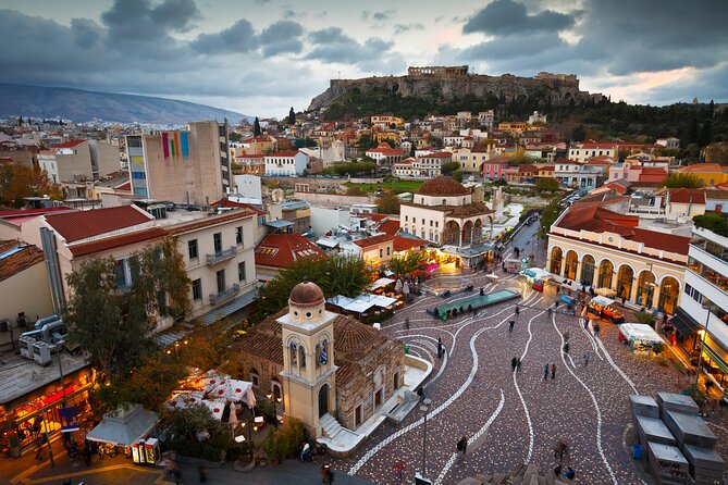 Best of Athens & Sunset at the Temple of Poseidon Full Day Tour - Central Athens comes by van and short stops