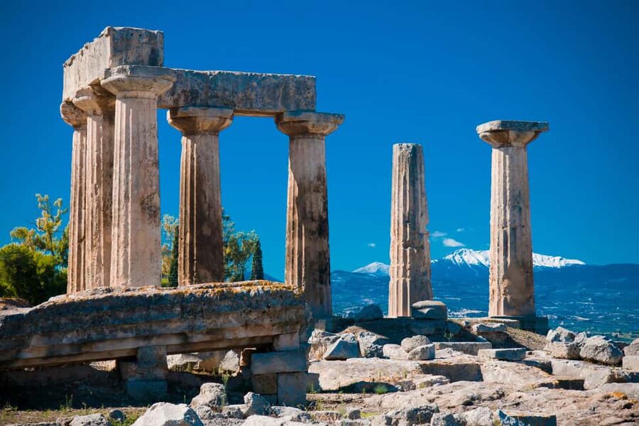 Corinth: 3D Representations & Audiovisual Self-Guided tour - Standing at the Bema