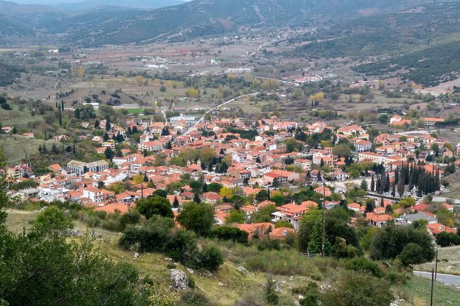 Corinth, Cave of Lakes, Odontotos Railway Private Tour with Greek Lunch Included - Kalavrita gives the day room to breathe