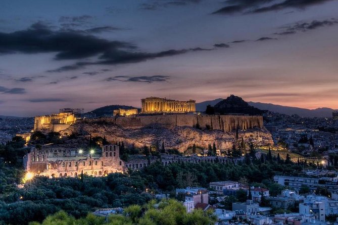 Electric Bike Tour of Athens by Night - Acropolis views and a pause in the park